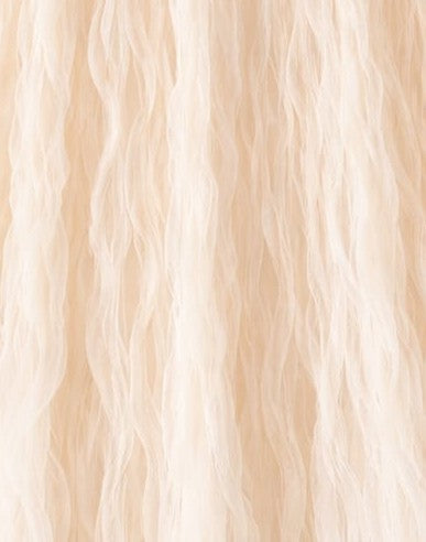 🤍 Bohemian Chiffon Maxi Rok – Crème