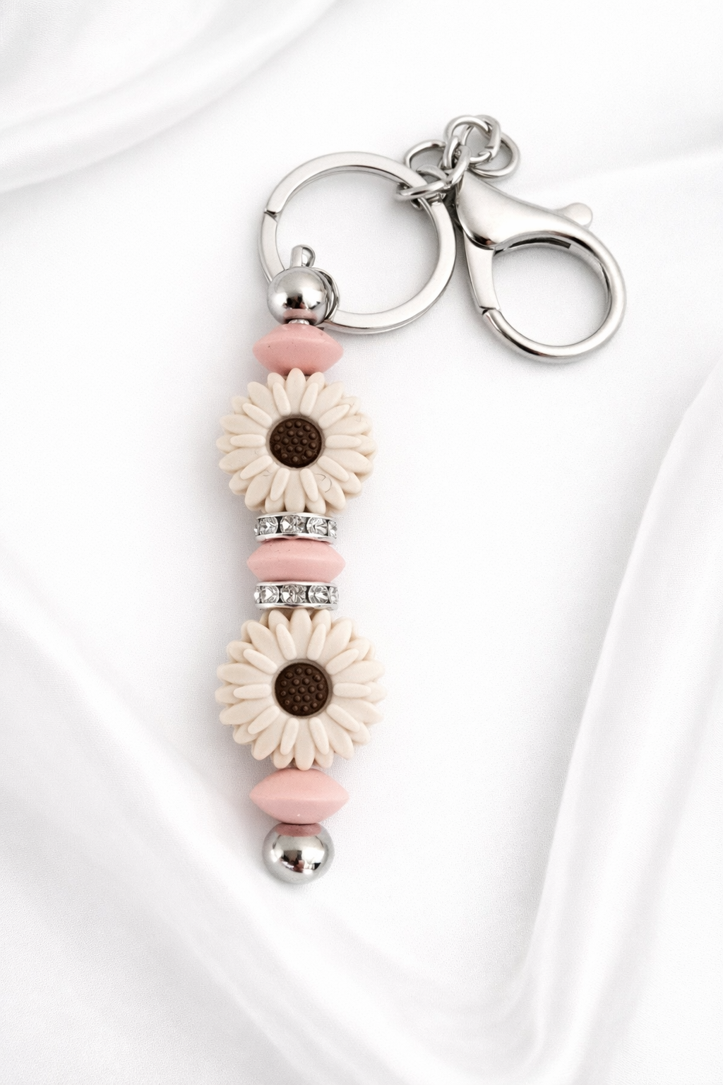 Handgemaakte Sleutelhanger Madeliefje